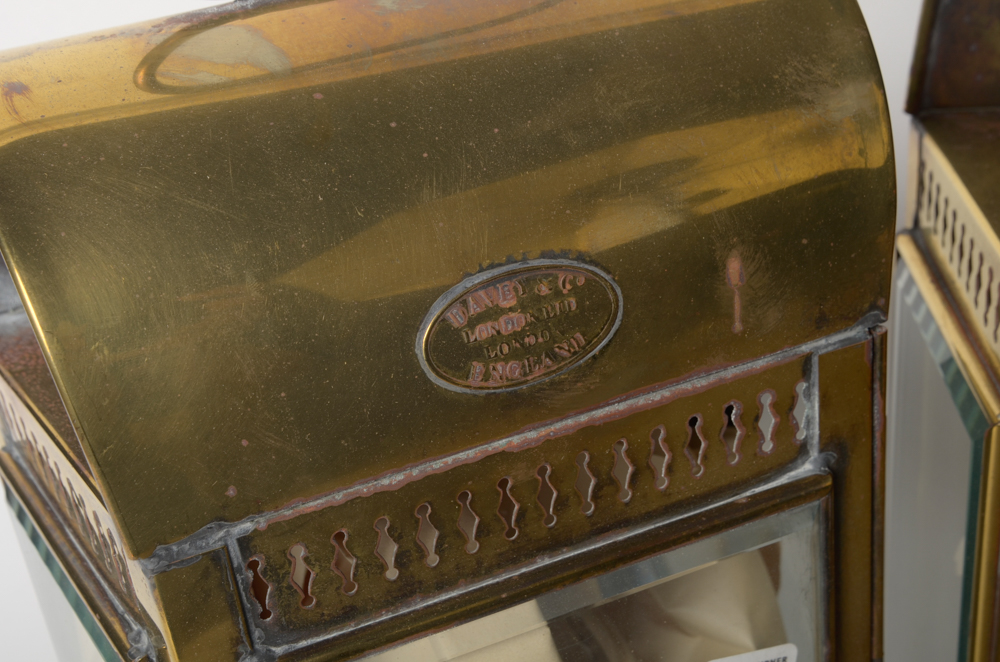 Set of Two Davey & Co. Kerosene Lanterns