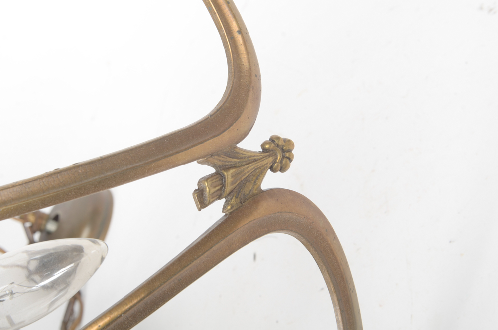 Three Brass Chandeliers