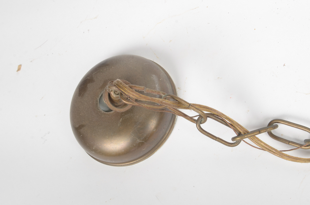 Three Brass Chandeliers