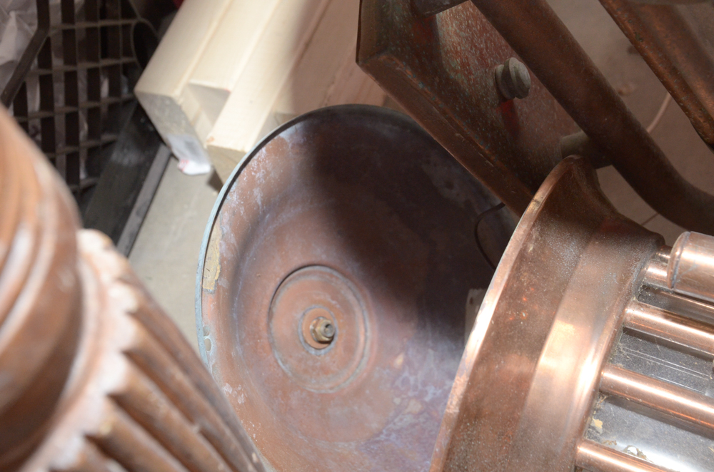 Five Copper Lantern Style Light Fixtures