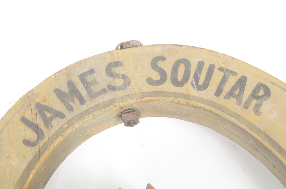 Vintage Horse Collar Shaped Wooden Wall Hanging