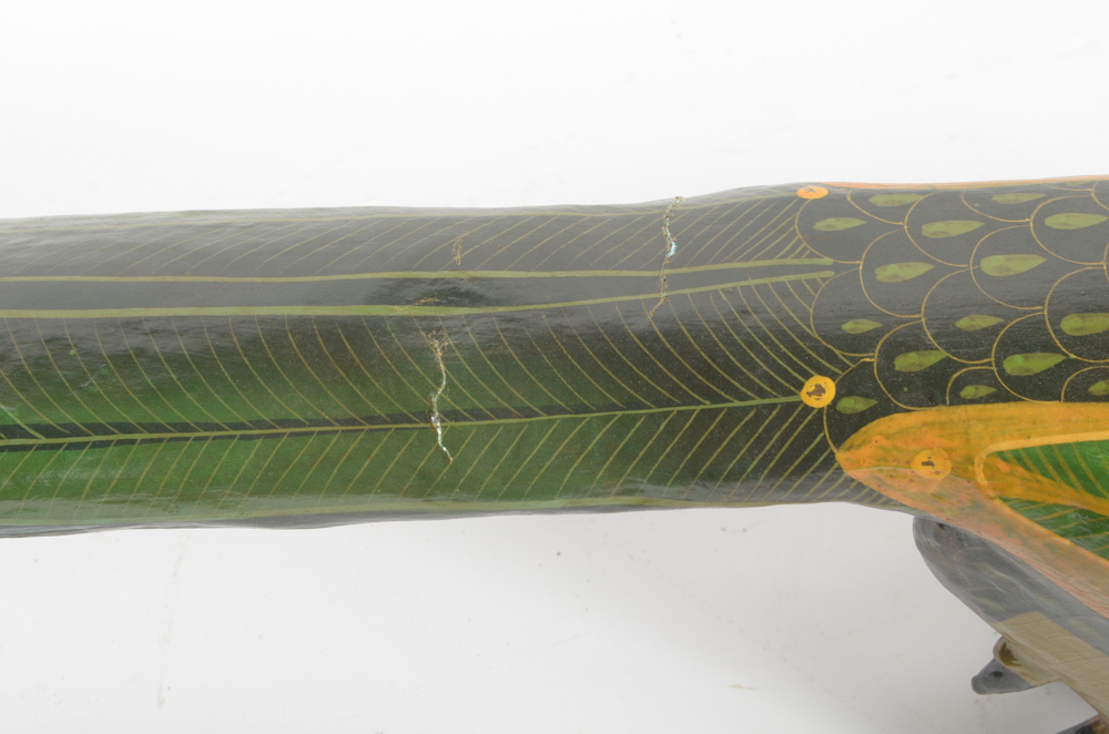 Sergio Bustamante Paper Mache Bird Sculpture