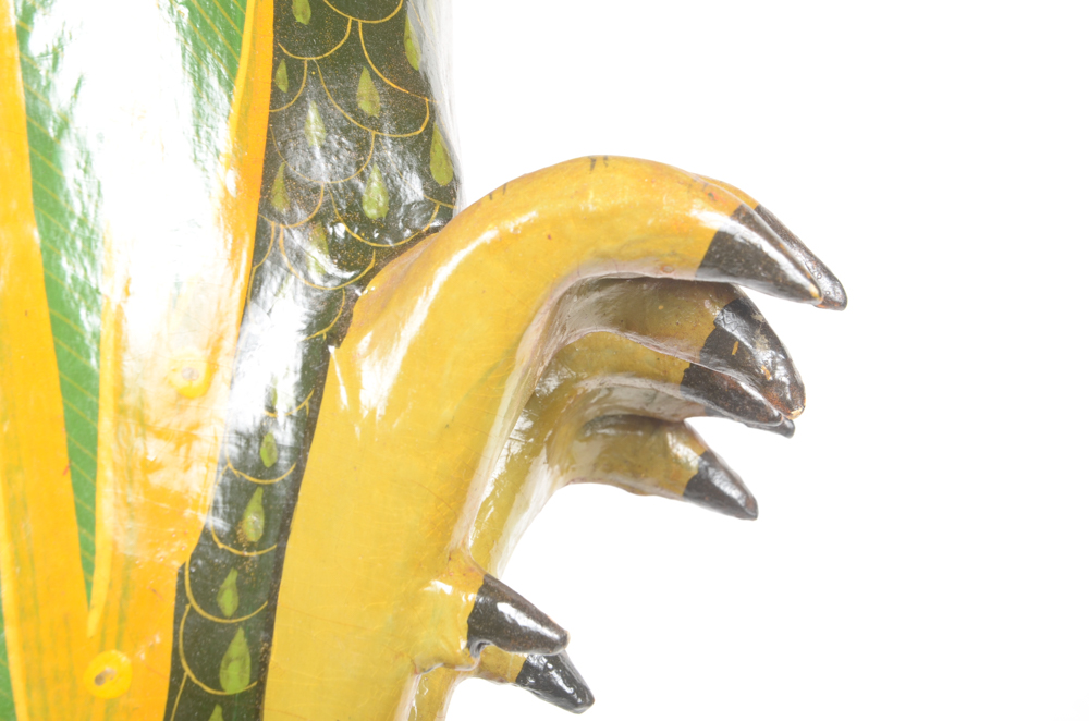 Sergio Bustamante Paper Mache Bird Sculpture