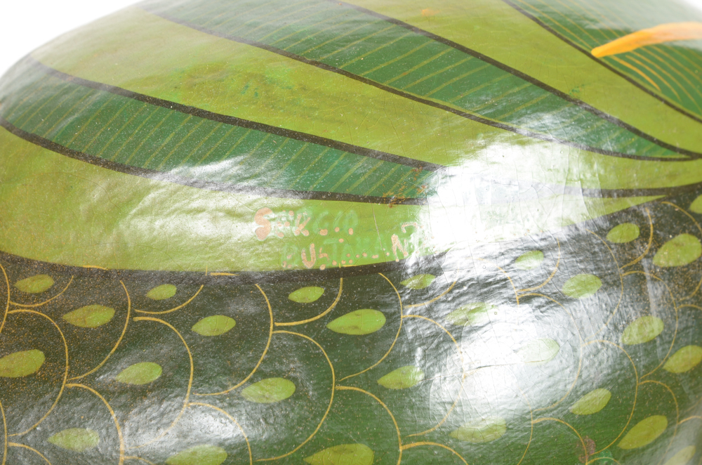 Sergio Bustamante Paper Mache Bird Sculpture