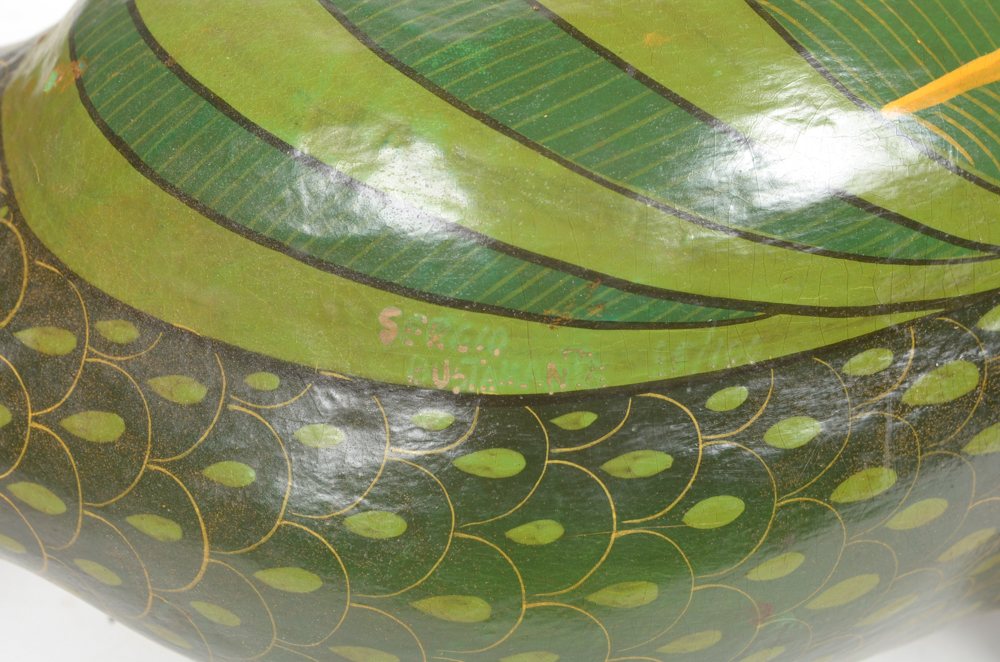 Sergio Bustamante Paper Mache Bird Sculpture