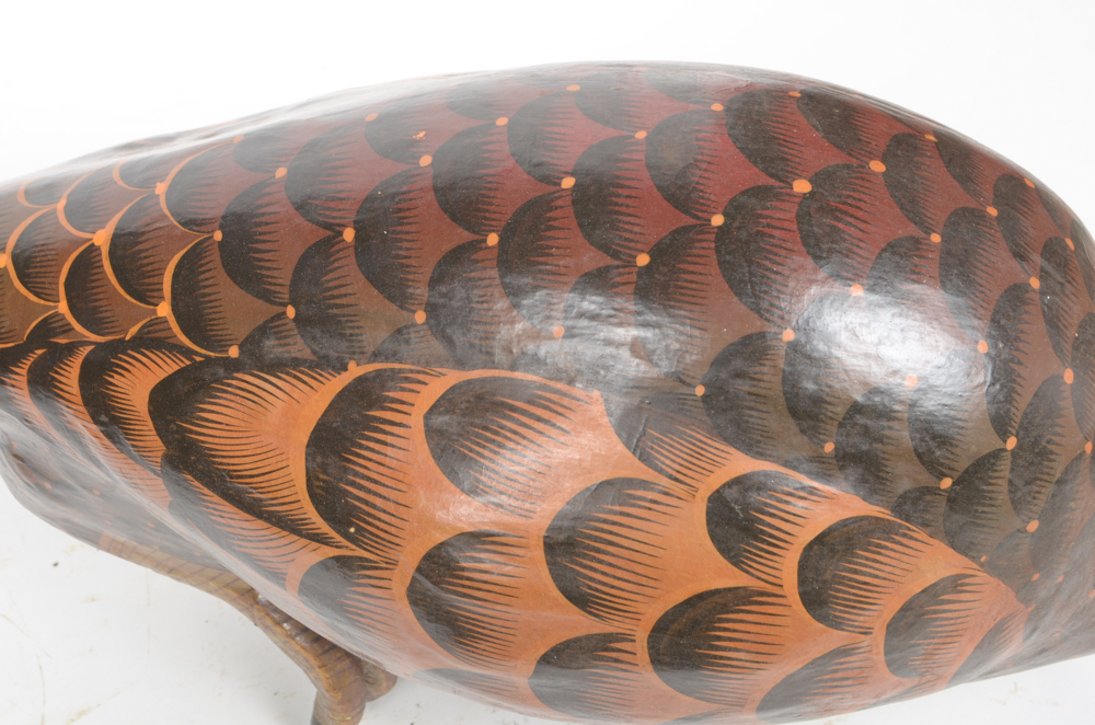 Signed Sergio Bustamante Limited Edition Paper Mache Bird