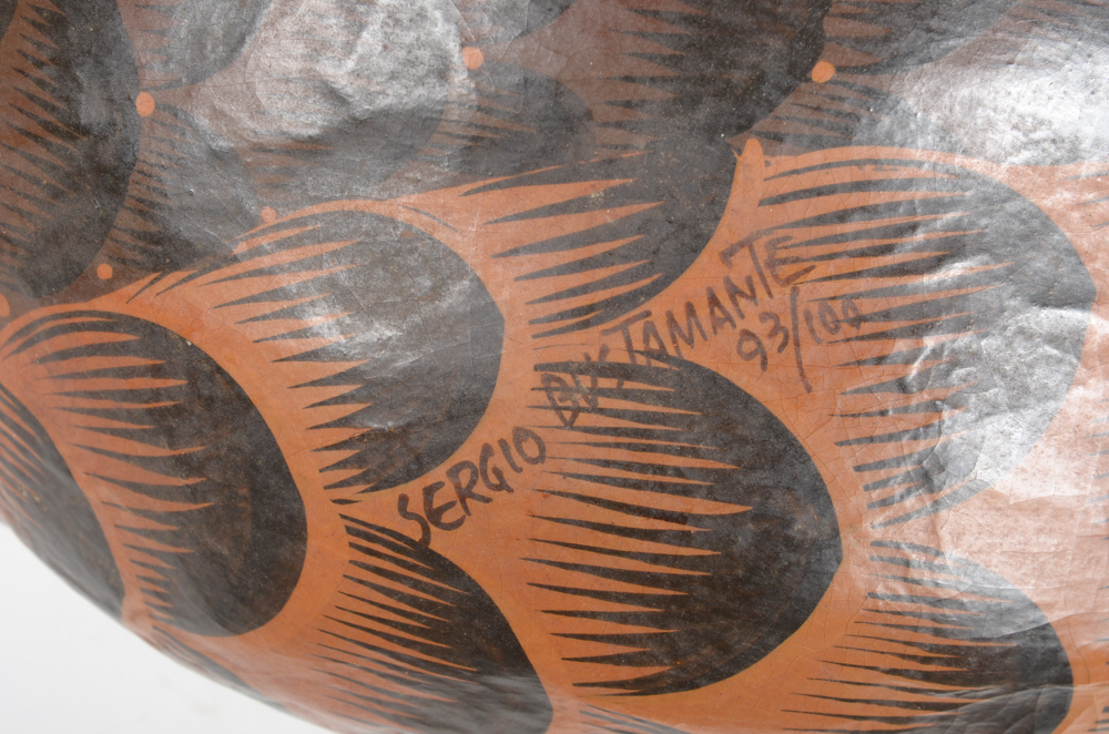 Signed Sergio Bustamante Limited Edition Paper Mache Bird