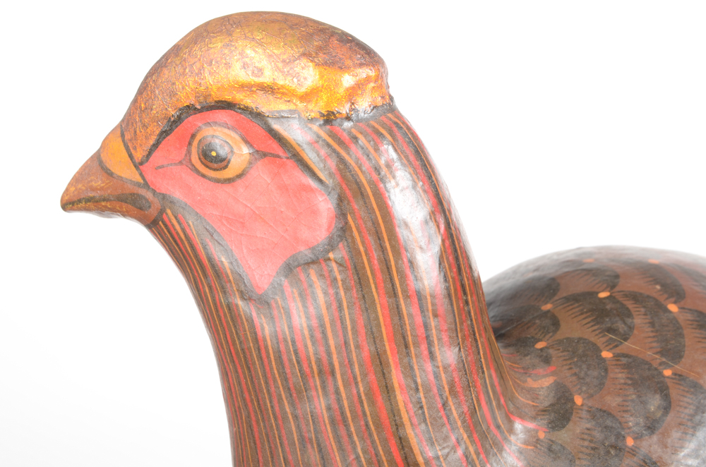 Signed Sergio Bustamante Limited Edition Paper Mache Bird