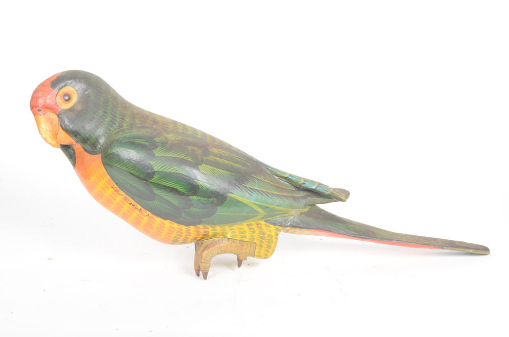 Sergio Bustamante Paper Mache Bird Sculpture Artist Proof