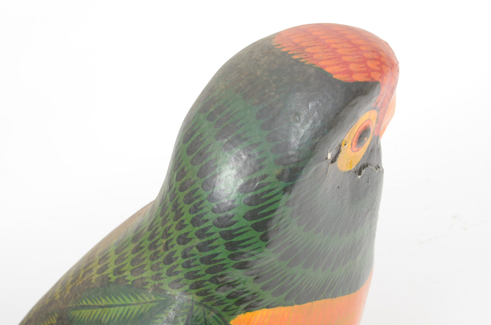 Sergio Bustamante Paper Mache Bird Sculpture Artist Proof