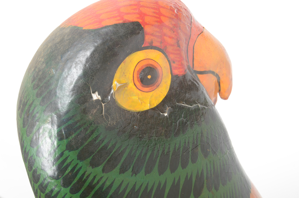 Sergio Bustamante Paper Mache Bird Sculpture Artist Proof