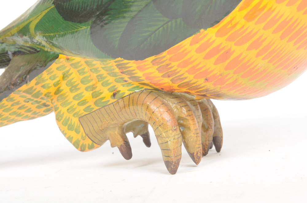 Sergio Bustamante Paper Mache Bird Sculpture Artist Proof