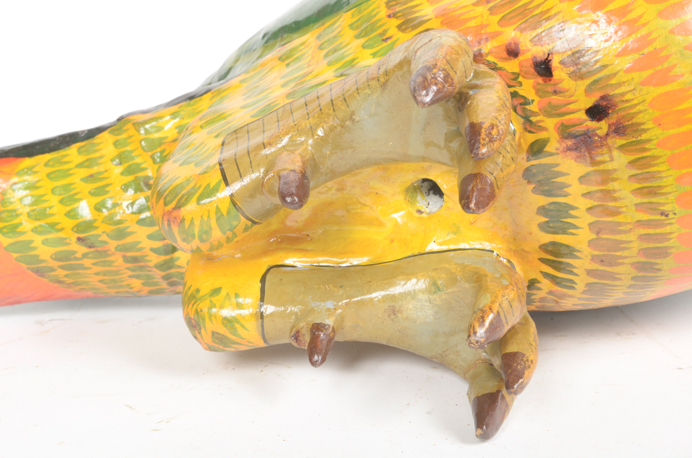 Sergio Bustamante Paper Mache Bird Sculpture Artist Proof