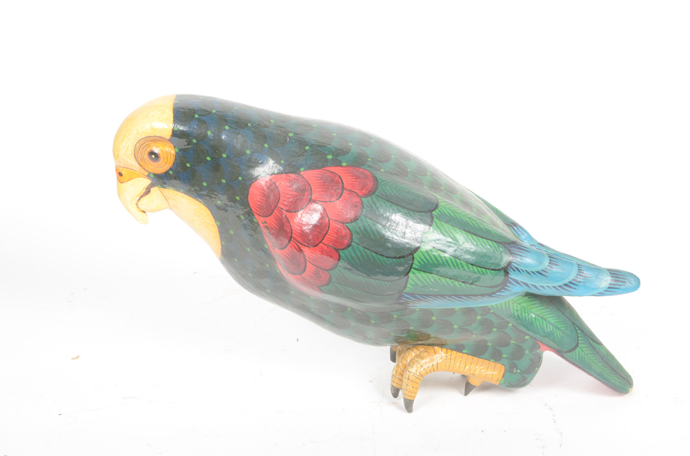 Sergio Bustamante Paper Mache Bird 70/100