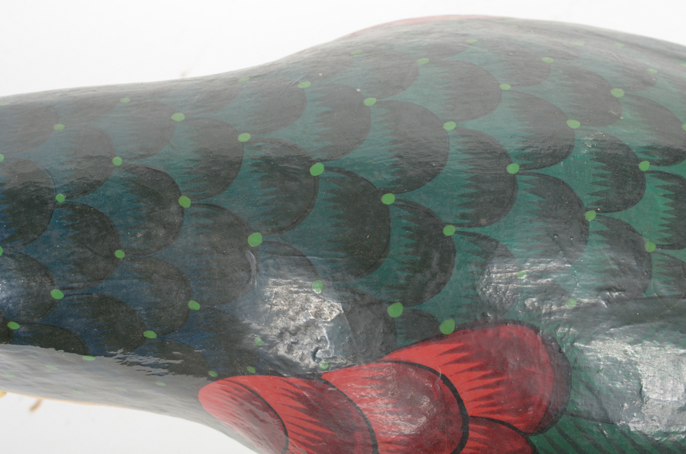 Sergio Bustamante Paper Mache Bird 70/100