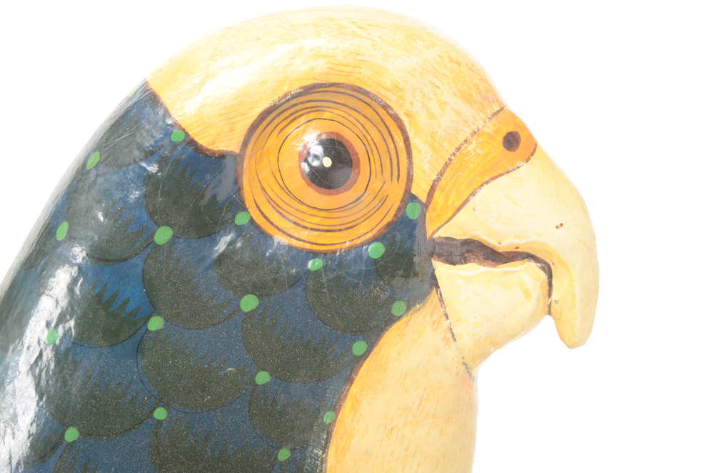 Sergio Bustamante Paper Mache Bird 70/100