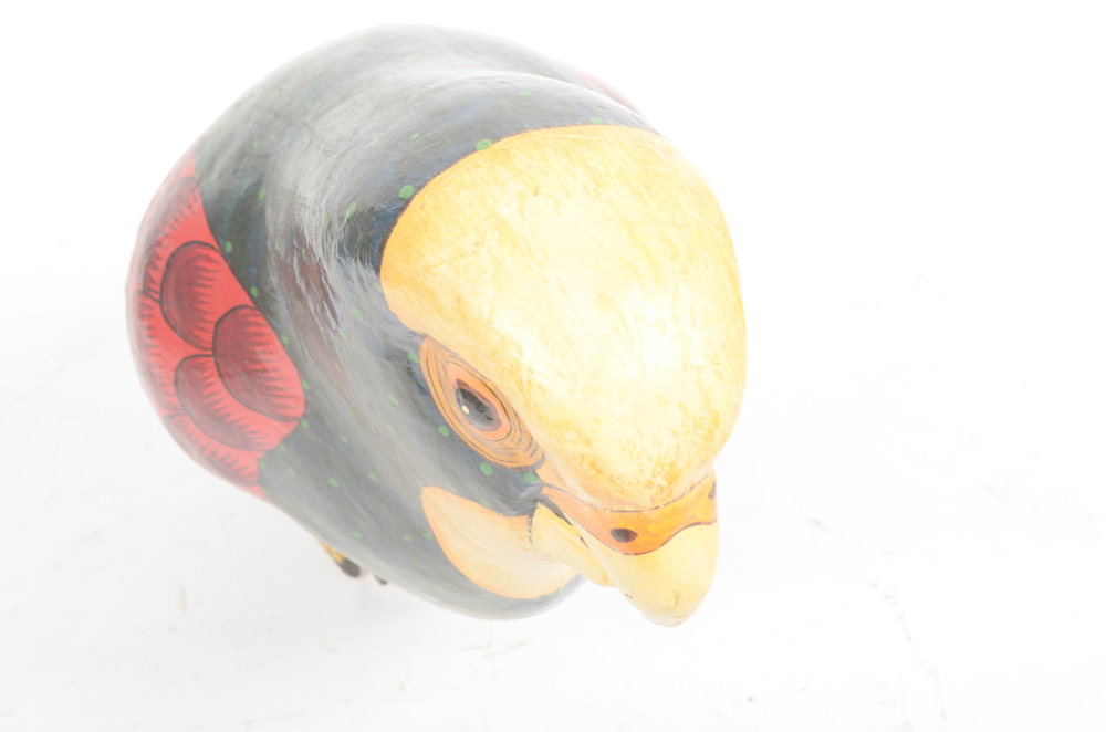 Sergio Bustamante Paper Mache Bird 70/100