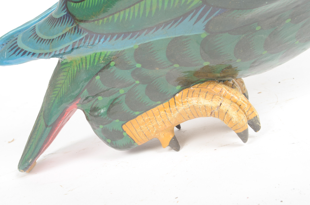 Sergio Bustamante Paper Mache Bird 70/100