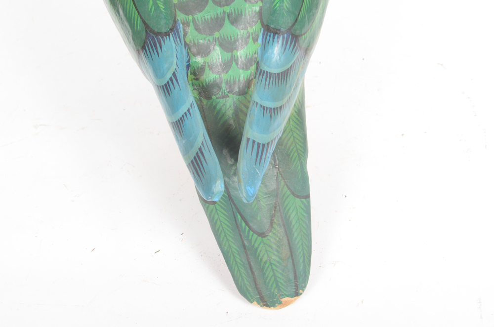 Sergio Bustamante Paper Mache Bird 70/100