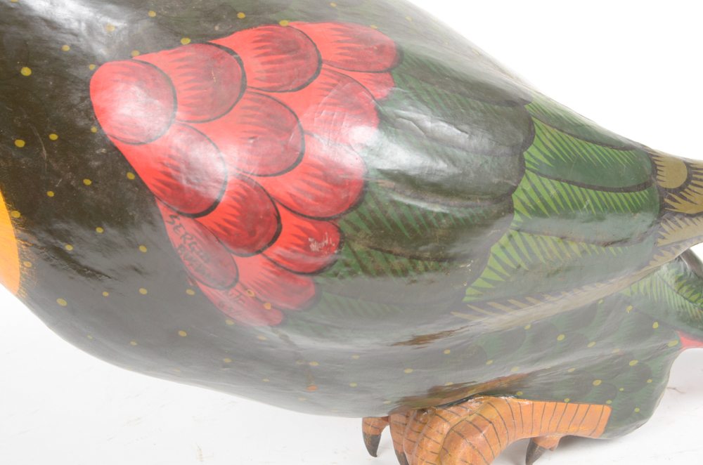 Sergio Bustamante Limited Edition Paper Mache Bird