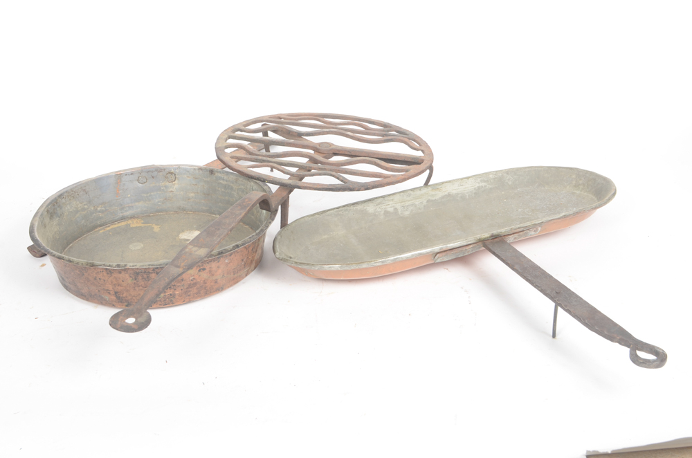 Assortment of Antique Cookware