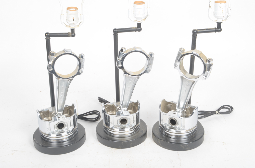 Three Vehicle Inspired Lamps from Clyde's of Chevy Chase
