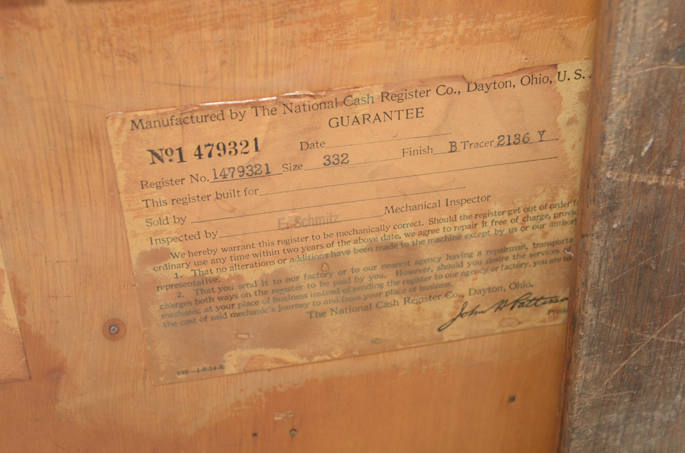 Vintage Cash Register by the National Cash Register Company