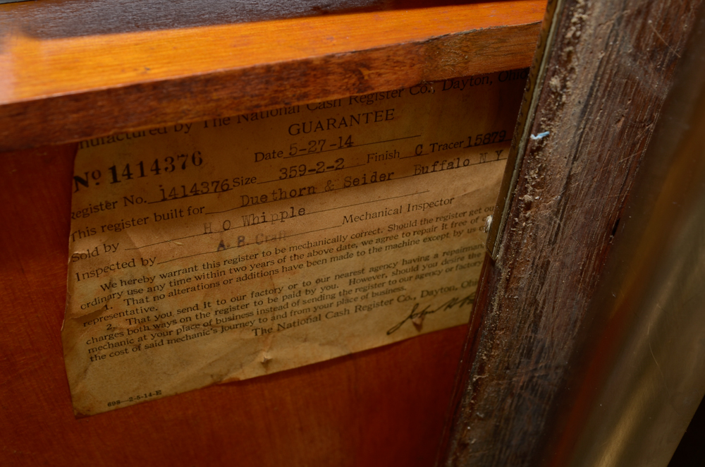 Antique Cash Register by The National Cash Register Company