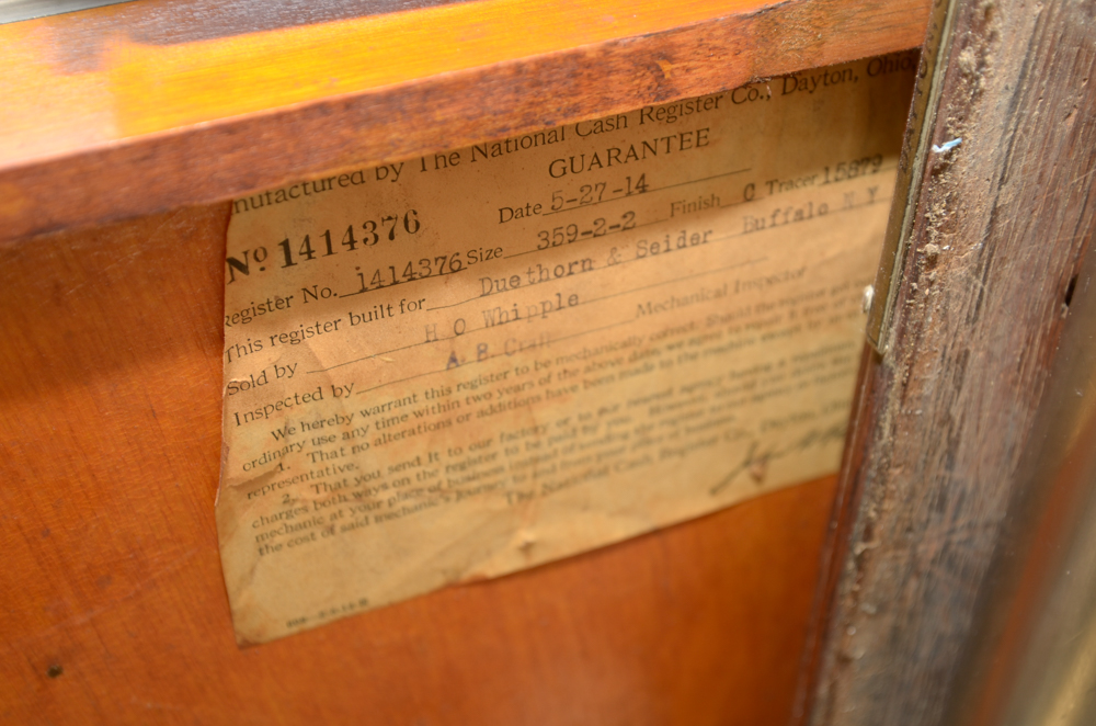 Antique Cash Register by The National Cash Register Company