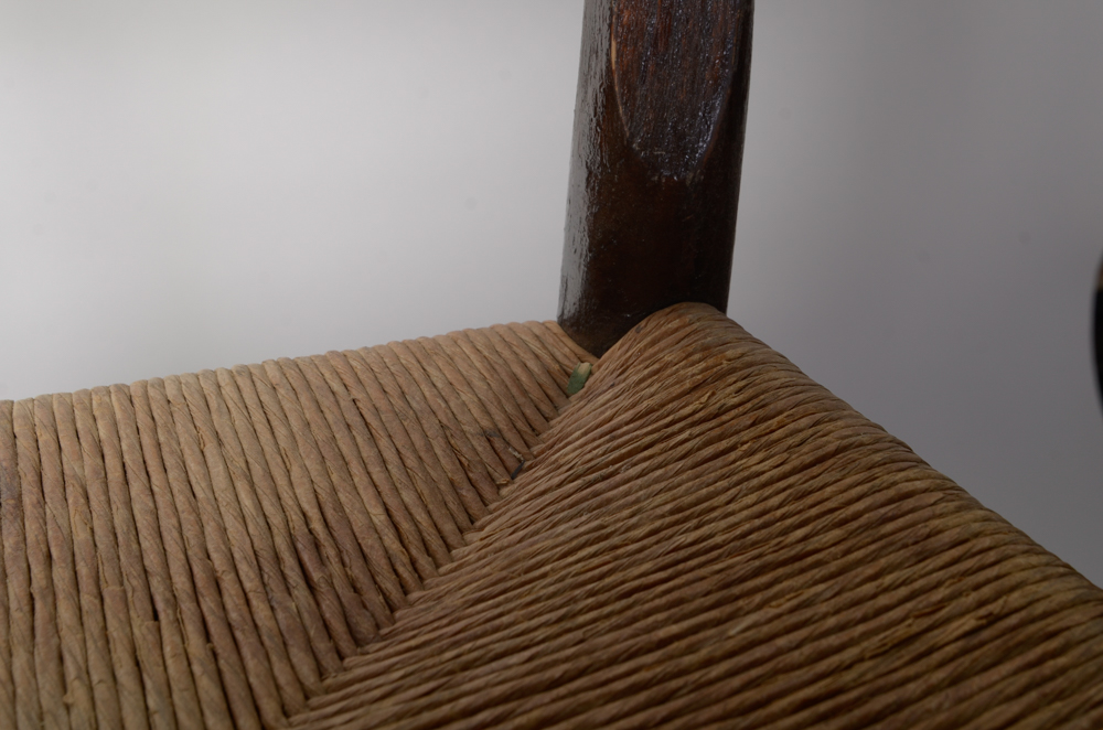 Vintage Chair with Straw Seat