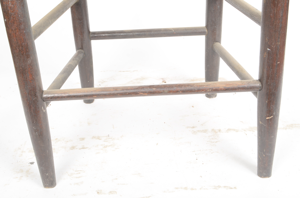 Vintage Chair with Straw Seat