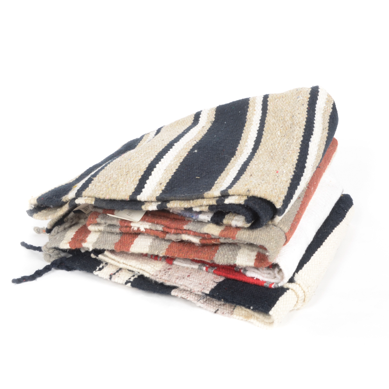 Collection of Vintage Saddle Blankets from Mexico