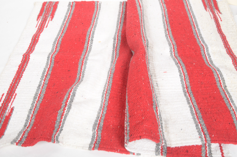 Collection of Vintage Saddle Blankets from Mexico