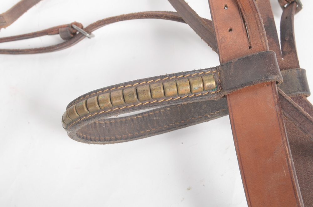 Leather Bridle with Three Rope Leads