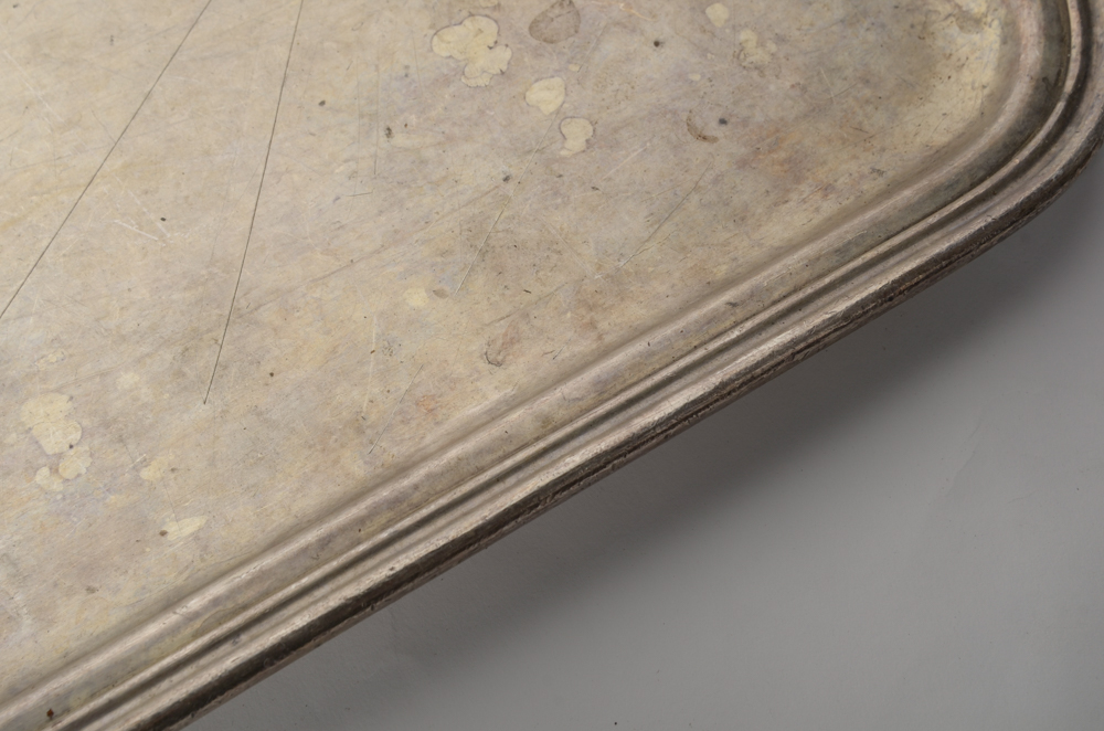 Pairing of Silver Plate Serving Trays Including Cooper Bros.