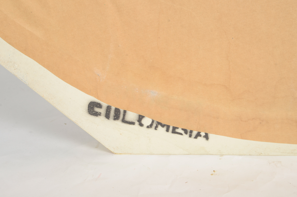 Octagonal Mirror with Bone Tile Frame