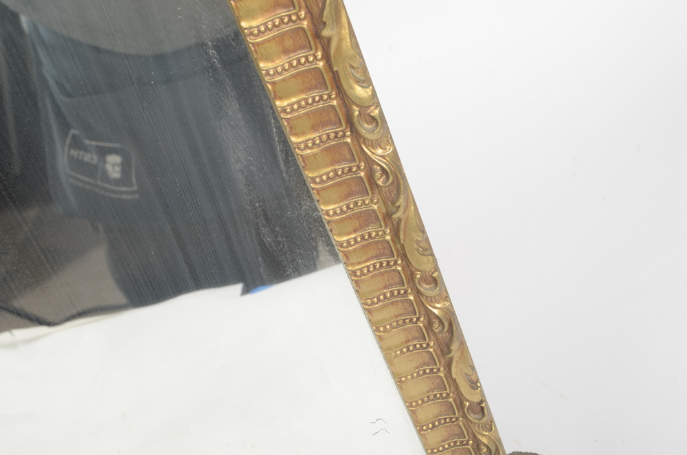 Vintage Wall Mirror with Ornate Gilded Frame