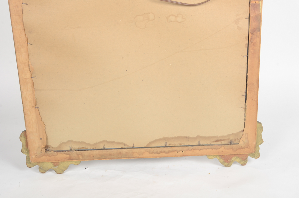 Vintage Wall Mirror with Ornate Gilded Frame