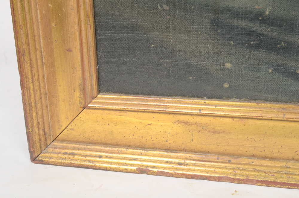 Oil Painting on Canvas "No Fishing