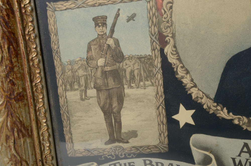 "America We Love You" WWI Chromolithograph Poster