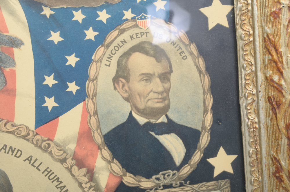 "America We Love You" WWI Chromolithograph Poster