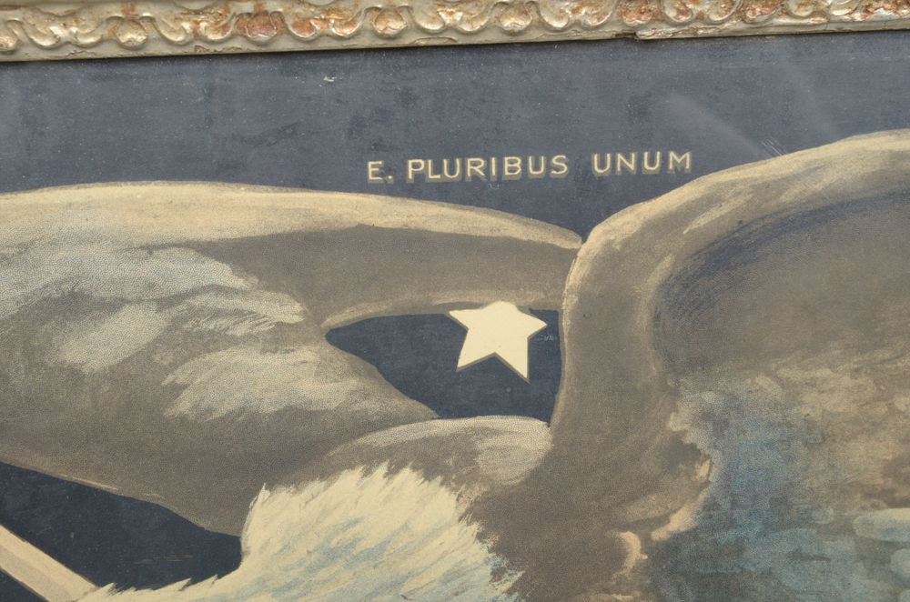 "America We Love You" WWI Chromolithograph Poster