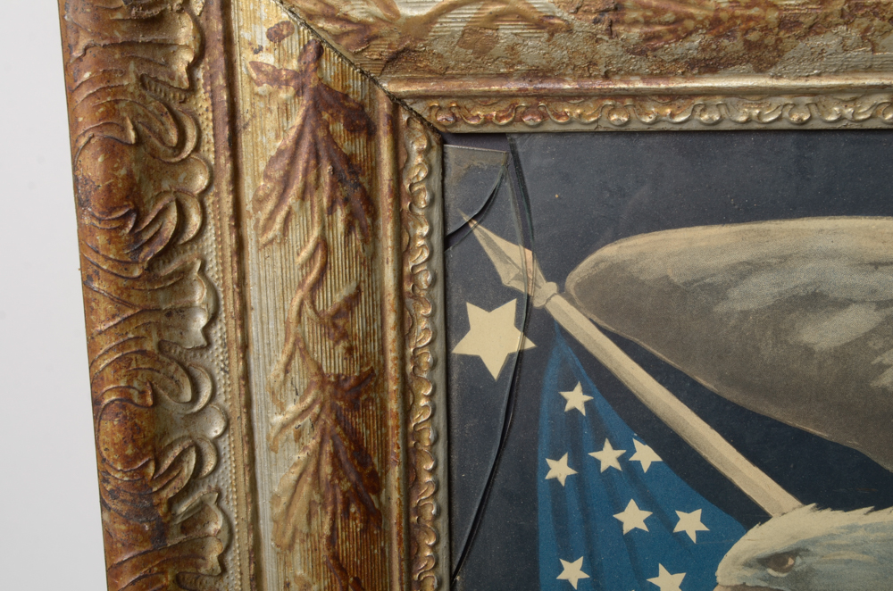 "America We Love You" WWI Chromolithograph Poster