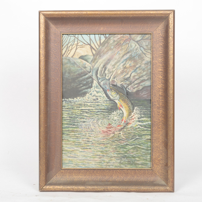 W. Marshall Oil Painting on Canvas