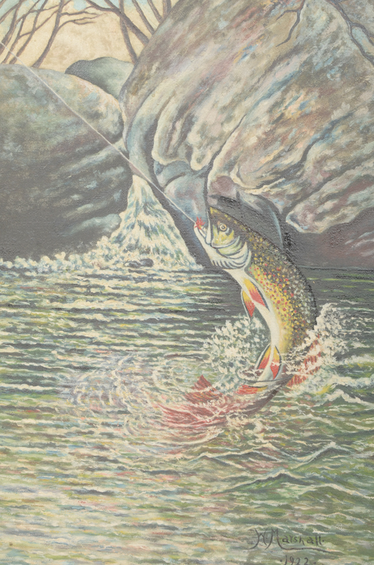W. Marshall Oil Painting on Canvas