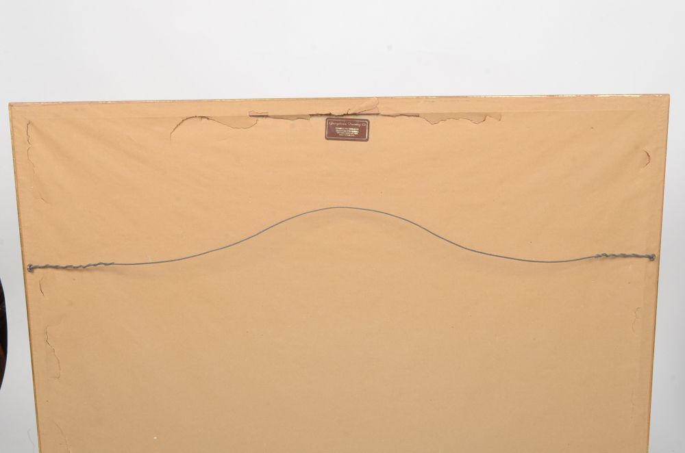 Eliot O'Hara Watercolor Painting on Paper "Bathers at Novorosisk"