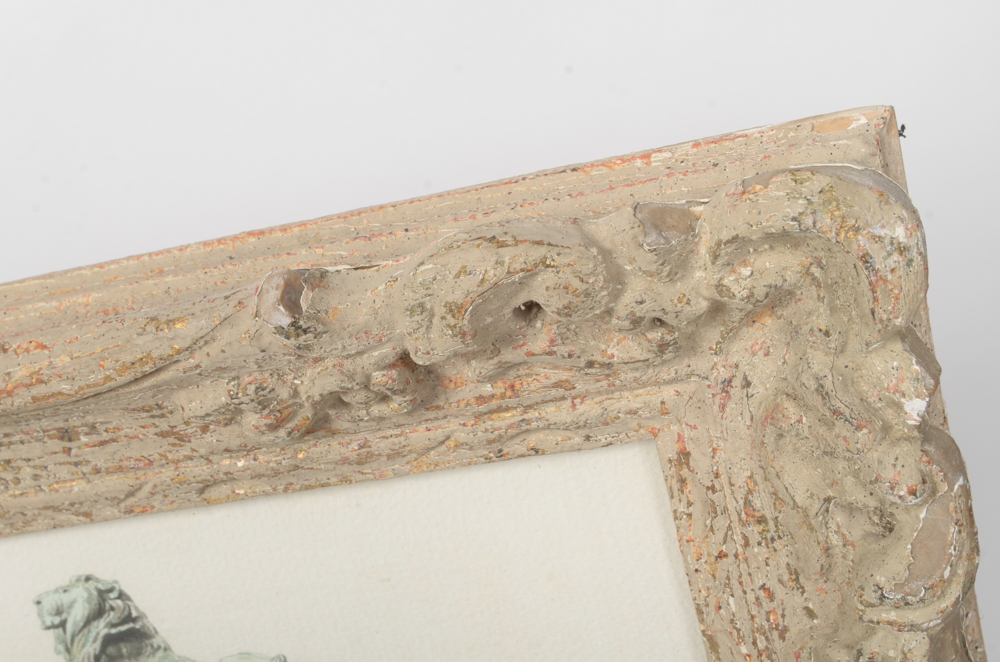 David Connell Watercolor Painting on Paper "Lions of Washington"