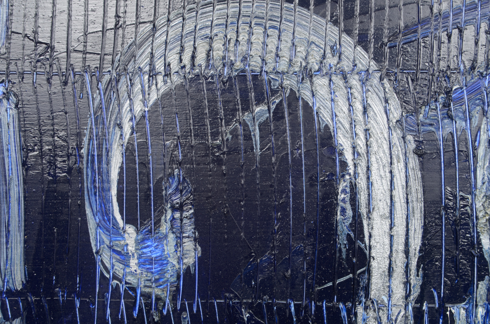 Hunt Slonem Oil Painting on Board