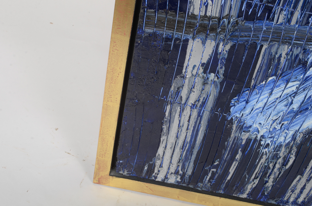 Hunt Slonem Oil Painting on Board