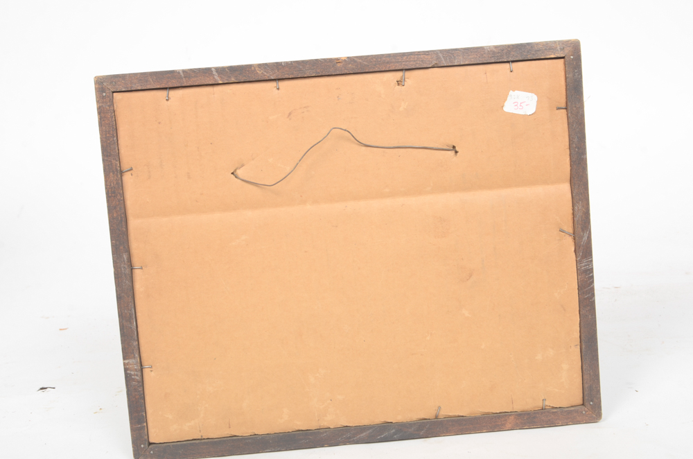 Six Black and White Race Car Photographs